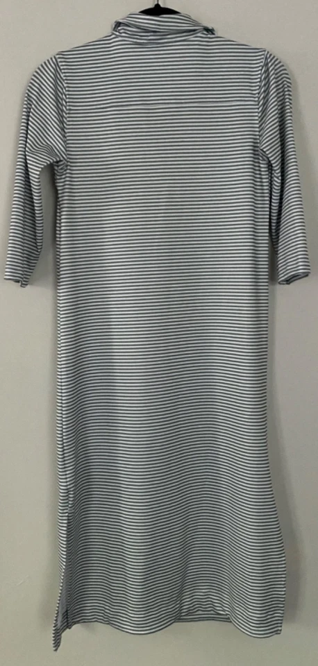 Vineyard Vines Sankaty Margo 3/4 Sleeve Striped Dress Womens Size 2XS Nautical - Image 2 of 4