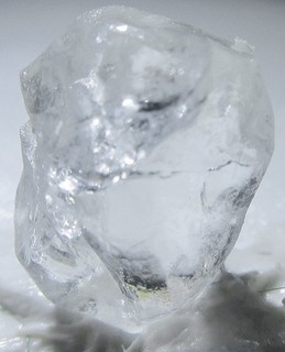 White Diopside Facet Rough From Tanzania. 2.10 Crt