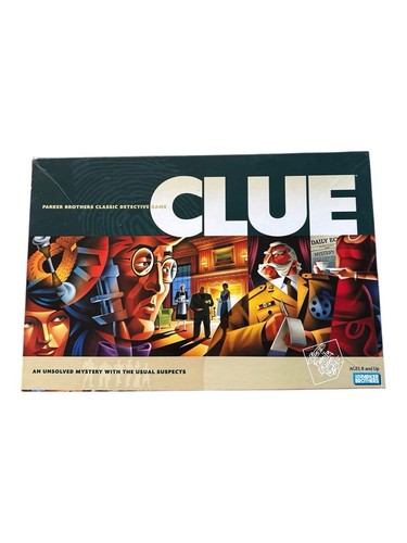 Clue Board Game 2002 Complete Parker Brothers Complete Vintage Family Game