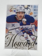 2025-26 Upper Deck Flair Isaac Howard RC (#199) Rookie Edmonton Oilers