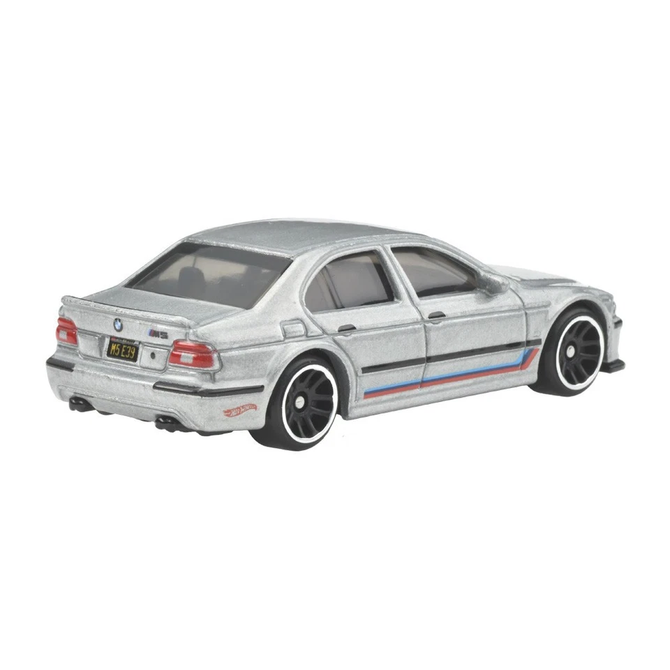 2001 BMW M5 E39 Sedan Silver Hot Wheels Silver Series 2025 JBY58 1:64 Toy Car - Image 2 of 3