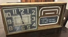 Vintage 1930s Neon Revolving AD Advertising Clock-Electric AD Clock Company-Rare