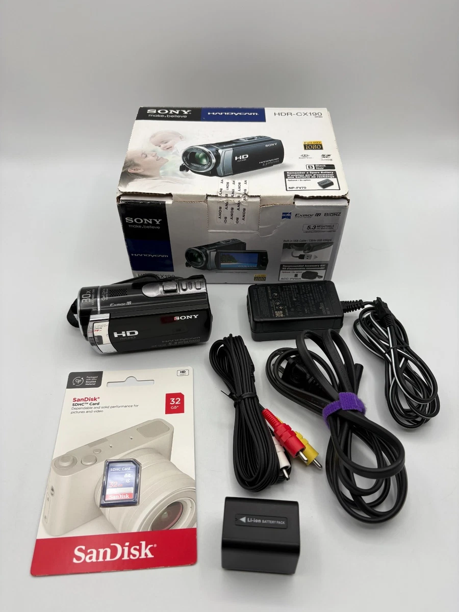 Sony Handycam High Definition Camcorders 300x Digital Zoom for