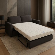 Matelas Très Ferme Pour Canapé Lit - 10 cm - 5 zones de Confort - Noyau Poli Lat