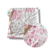 Wild Rag Scarf Cowboy Scarves Bandana Cowgirl Pink Howdy Breastcancer Month NWT