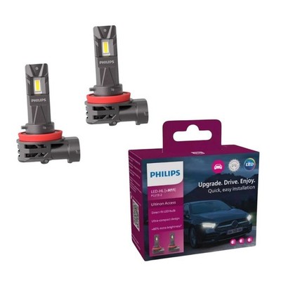 Set mit 2 LED-Lampen H11 12V Easy Weiß Philips LED Ultinon Access Kaltweiß 6000K