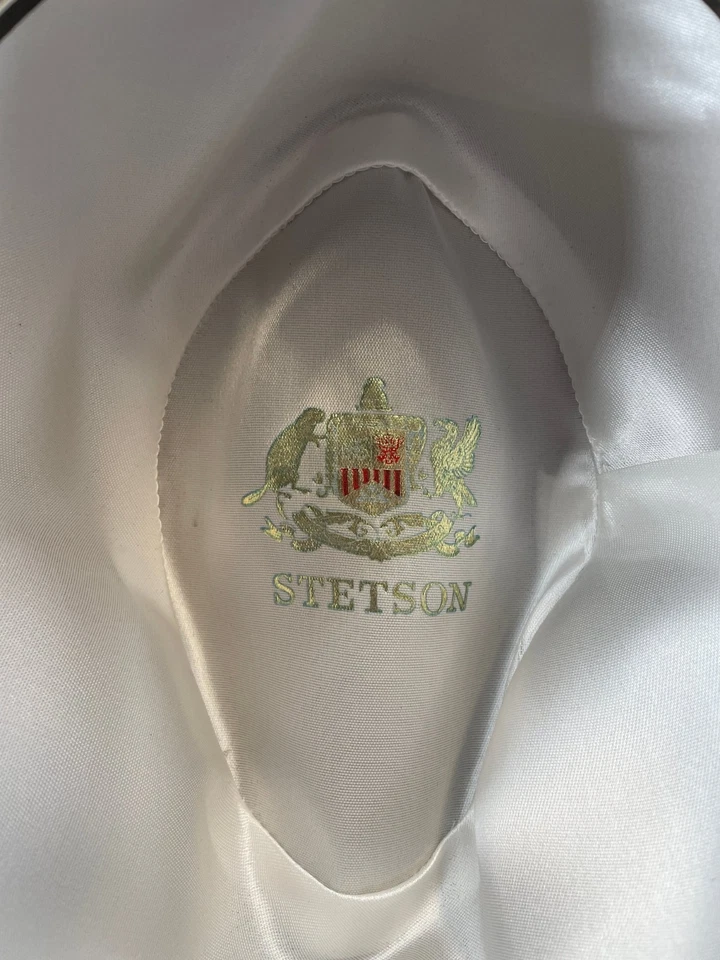 Sombrero Stetson Sovereign Fedora Talla 7 1/4 Con Caja Foto 3 de 4