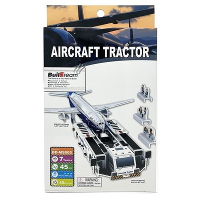 Edu-Sci Transportfahrzeug 42 Teile 3D Puzzle Alter 7+ - Flugzeug Anhänger Traktor