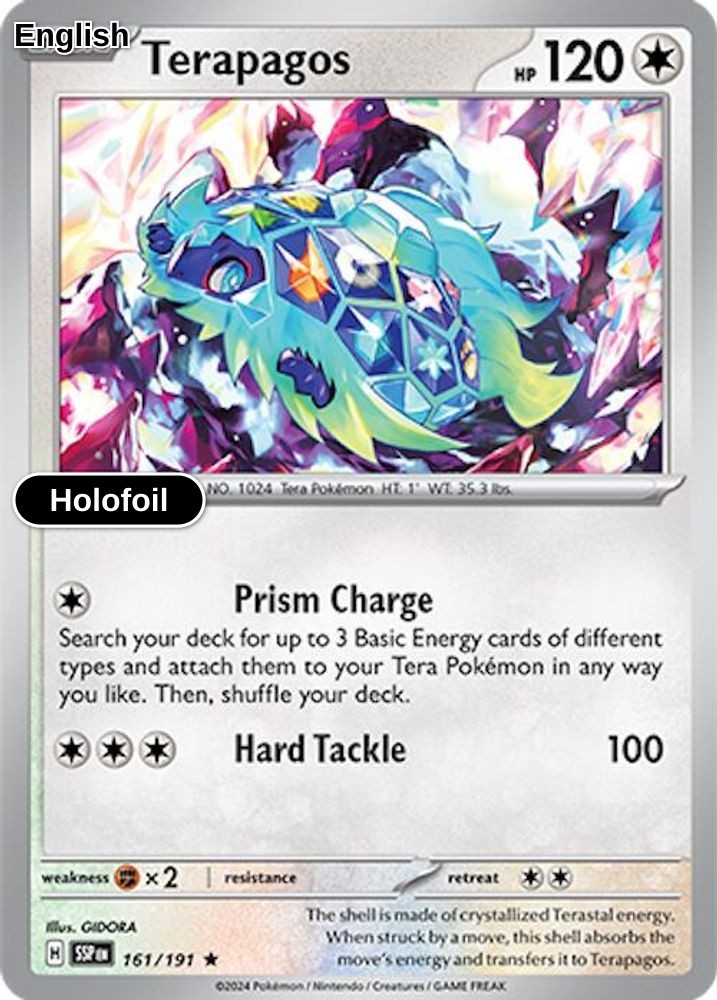 Terapagos Holofoil [SSP - 161/191]