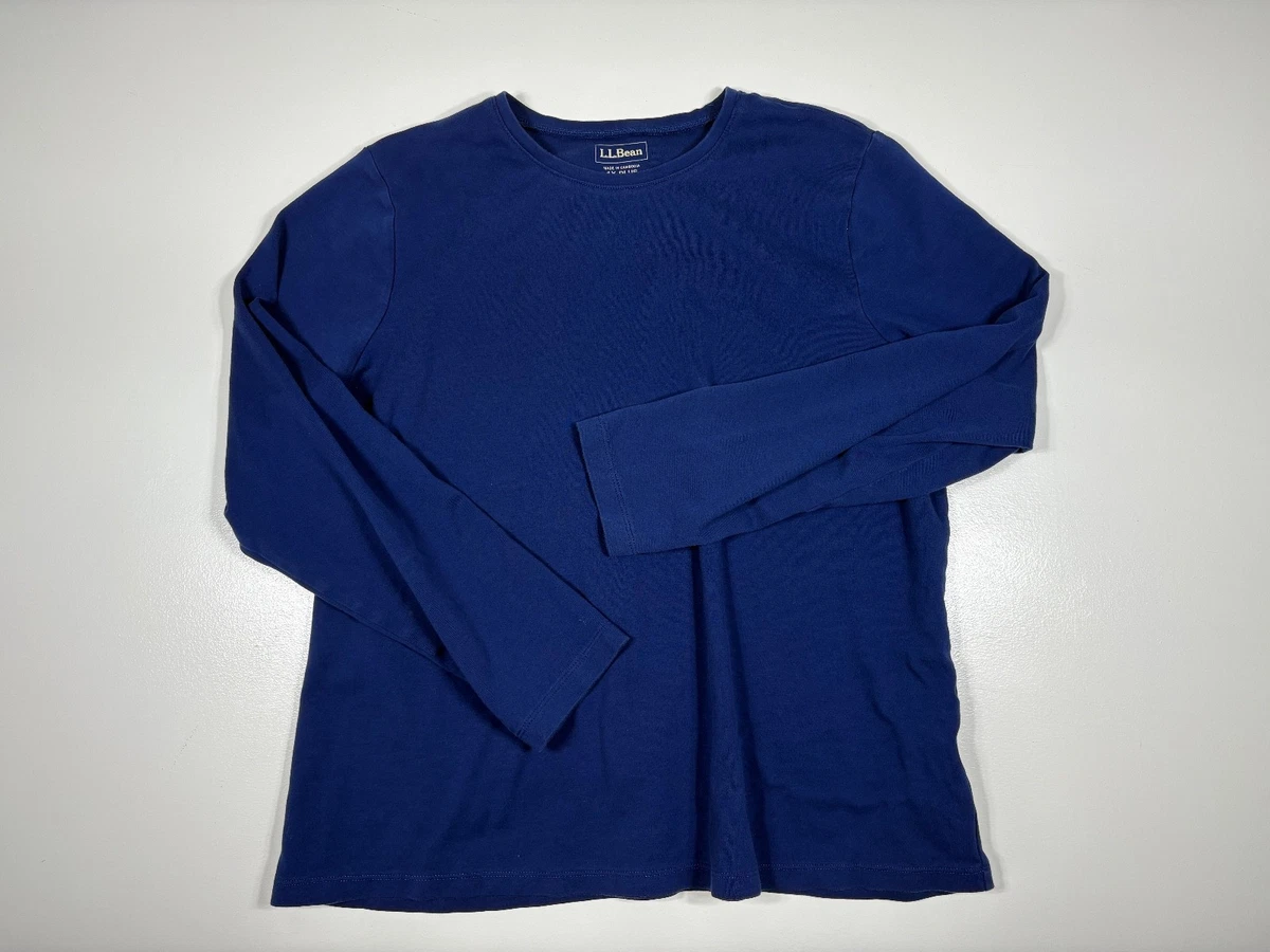 T-shirt en coton Pima pour femme, ras du cou à manches