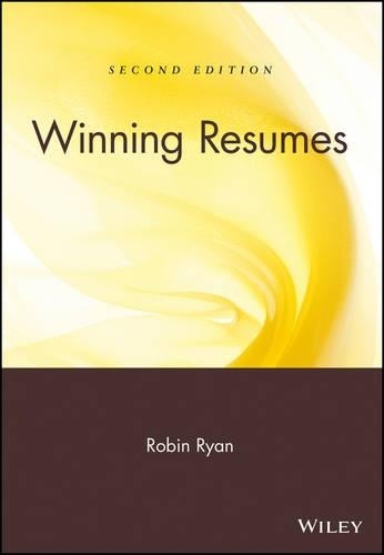 Winning Resumes - 9780471263654
