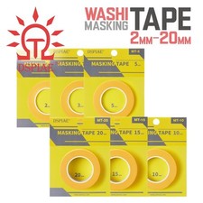 DSPIAE: Washi Masking Tape : 2 - 20mm - Modeling Hobby Tape - 18M / 59ft
