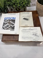 Epson MX-100 Printer Manual Lot Operation  GRAFTRAX Plus Guide Vintage