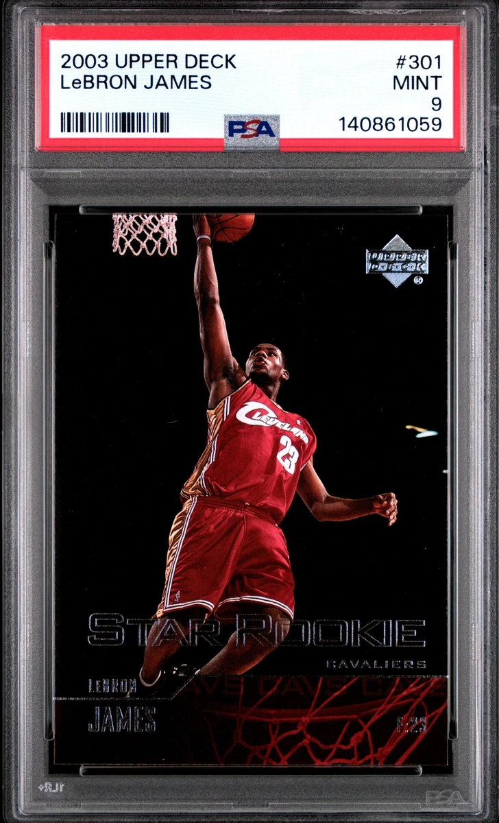 Upper Deck LeBron James 9 Graded Basketball Sports Trading Cards