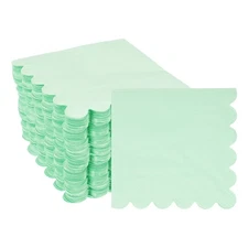 Cocktail Napkins, 200 Pack Green 2-Ply 10" x 10" for Dinner Wedding Bar Party