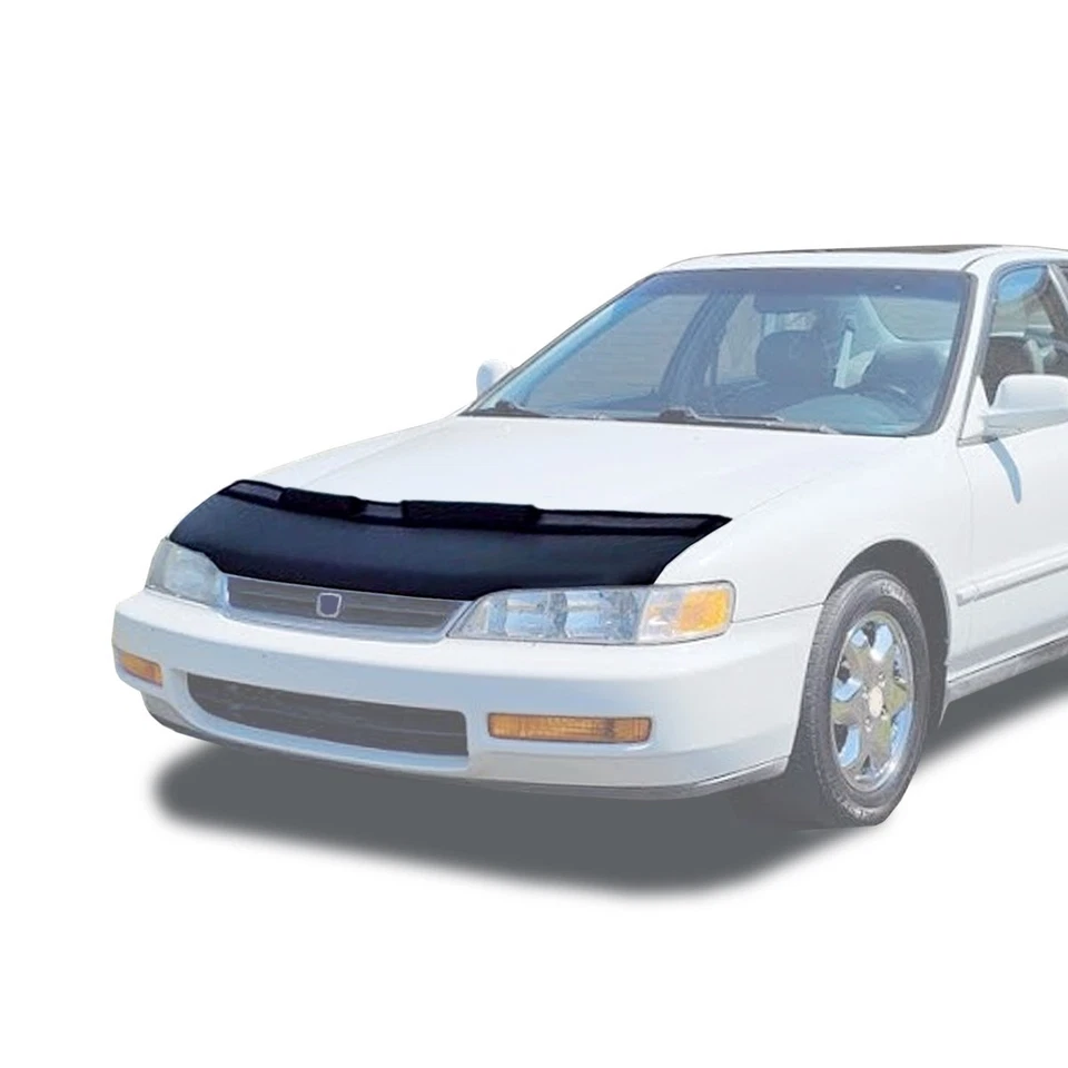 Máscara de cubierta de sujetador capó capó coche negro para Honda Accord 1994-1997 Foto 2 de 4