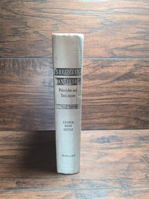 Security Analysis Principles and Technique by Benjamin Graham 1962 4th Edition