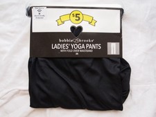 Ladies Bobbie Brooks Gym / Yoga Stretch Pants Size 3X - Black