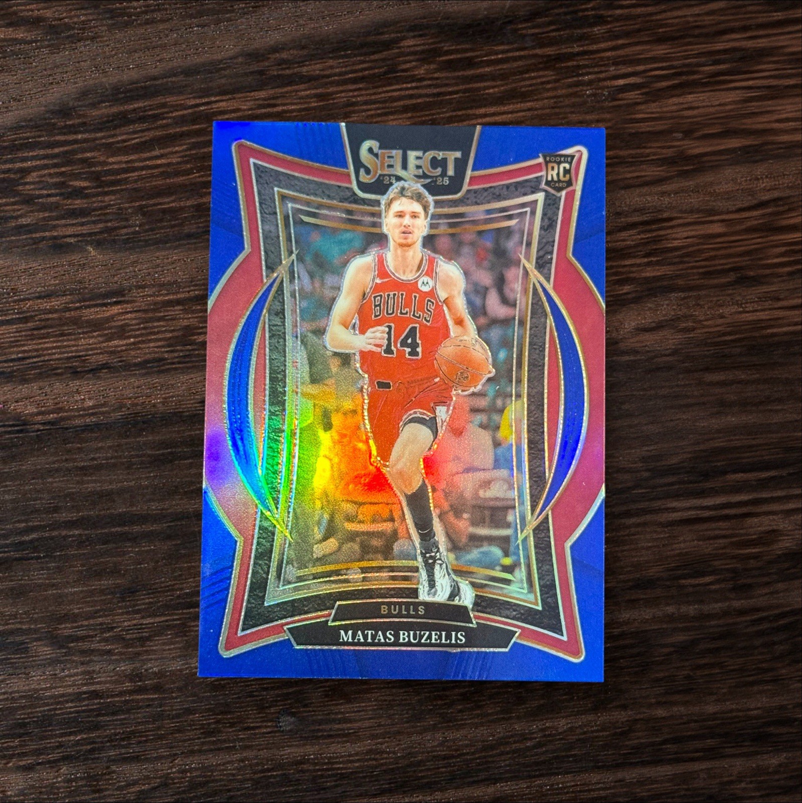 2024-25 Panini Select #70 Matas Buzelis Retail Blue Silver Prizm Rookie