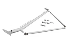 BRAUM - White Gloss Harness Bar Kit For Ford Mustang Coupe 2005-14 BRHB-52WG