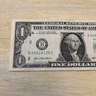 🌟LOW SERIAL NUMBER 2021 Series One Dollar Bill B 00014135 E 2021 New York🌟 — photo 2
