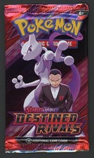 pokemon destined rivals card packs POKÉMON TCG Scarlet & Violet: 3 Pack Blister (assorted This packs outer artwork features Giovanni Pokemon Trading Card Game -