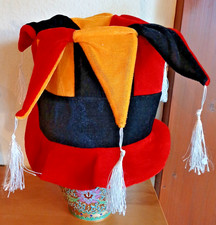 BUNTE NARRENKAPPE Karneval Till Fasching Deutschland WM Mütze Hut Kostüm Party