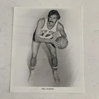 PHIL JACKSON Autographed NEW YORK KNICKS HOF 8X10 1970’s BASKETBALL Promo PHOTO