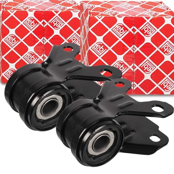 2X Febi Bilstein Lagerung Querlenker Vorne Ford C-MAX 2 Focus 3 Grand Volvo V40-image
