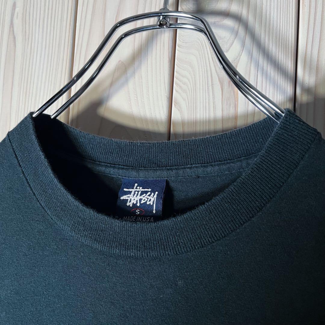 Usa Made 90S S Stussy Diamond Shape Ss Link T-Shirt Black Usa Made 90S S Stussy Diamond Shape Ss Link T-Shirt Black