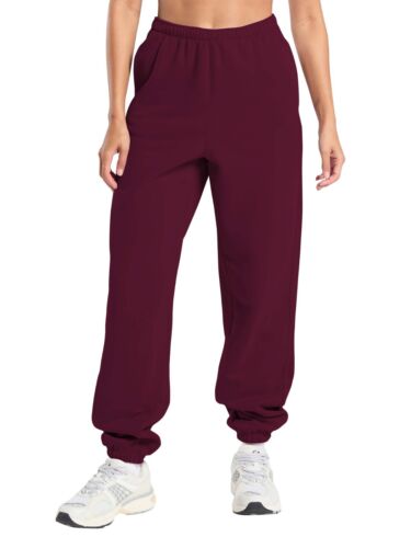 Felpa donna oversize vestibilità ampia pantaloni in pile pesante con tasche - Foto 13 di 57