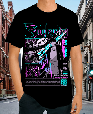 Solo shirt Leveling Shirt Sung Jinwoo Liu Zhigang Anime