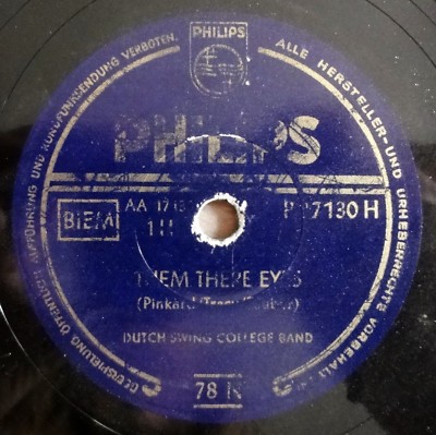 Dutch Swing College Band - Them There Eyes - Cake Walkin´ ... - 10'' 78 RPM