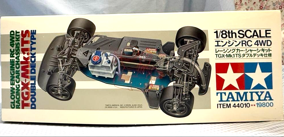 タミヤTGX1/8 TAMIYA 1/8 RC TGX-MK.1 DOUBLE DECK TYPE GLOW-ENGINE 4WD