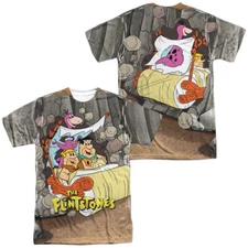Flintstones Through The Rocks Unisex Adult Halloween Costume T Shirt, S-3XL