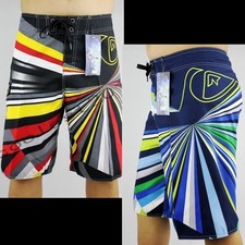 Men's Casual Black Blue Quiksilver Boardshorts Quick-Dry Shorts Size 30-38 Aus