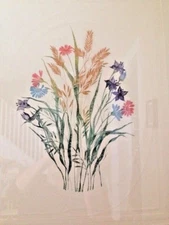 Spring Garden #2 Limited Edition Flower Engraving Jeanette Flower Art Print