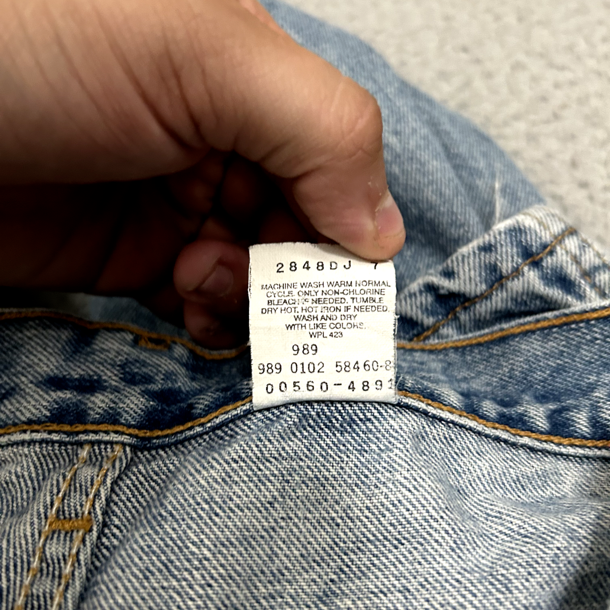 Vintage Levis Jeans Mens 38x32 Blue Denim 560 Loose Tapered Vintage Levis Jeans Mens 38x32 Blue Denim 560 Loose Tapered