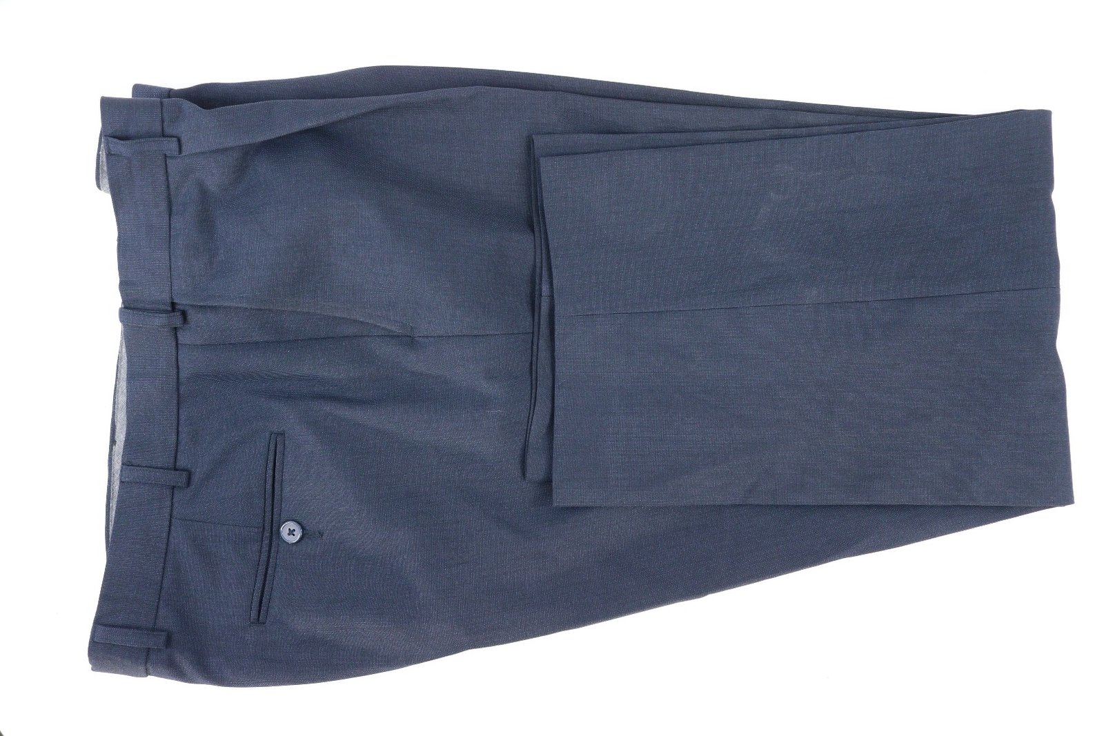 M&S Mens Trousers Dark Blue Waist 38" Leg 29" Work Formal Smart eBay