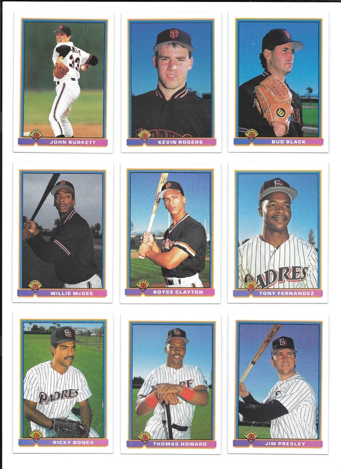 1991 Bowman Baseball Trading Cards / You Choose #s 602 - 702 / mb42 - Image 4 of 4