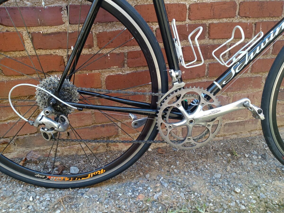 60cm Schwinn Circuit Road Bike 853 Ultegra Rolf Easton 60cm Schwinn Circuit Road Bike 853 Ultegra Rolf Easton