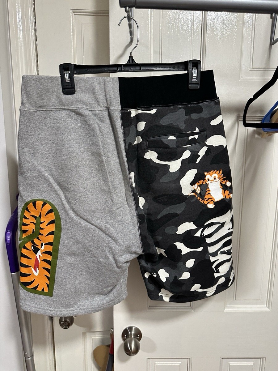 Bape Tiger Shark Sweat Shorts Size Large Glow In The Dark | eBay