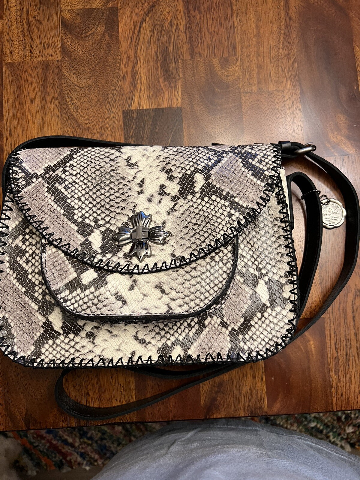 Leather Flap Crossbody Bag main image 1