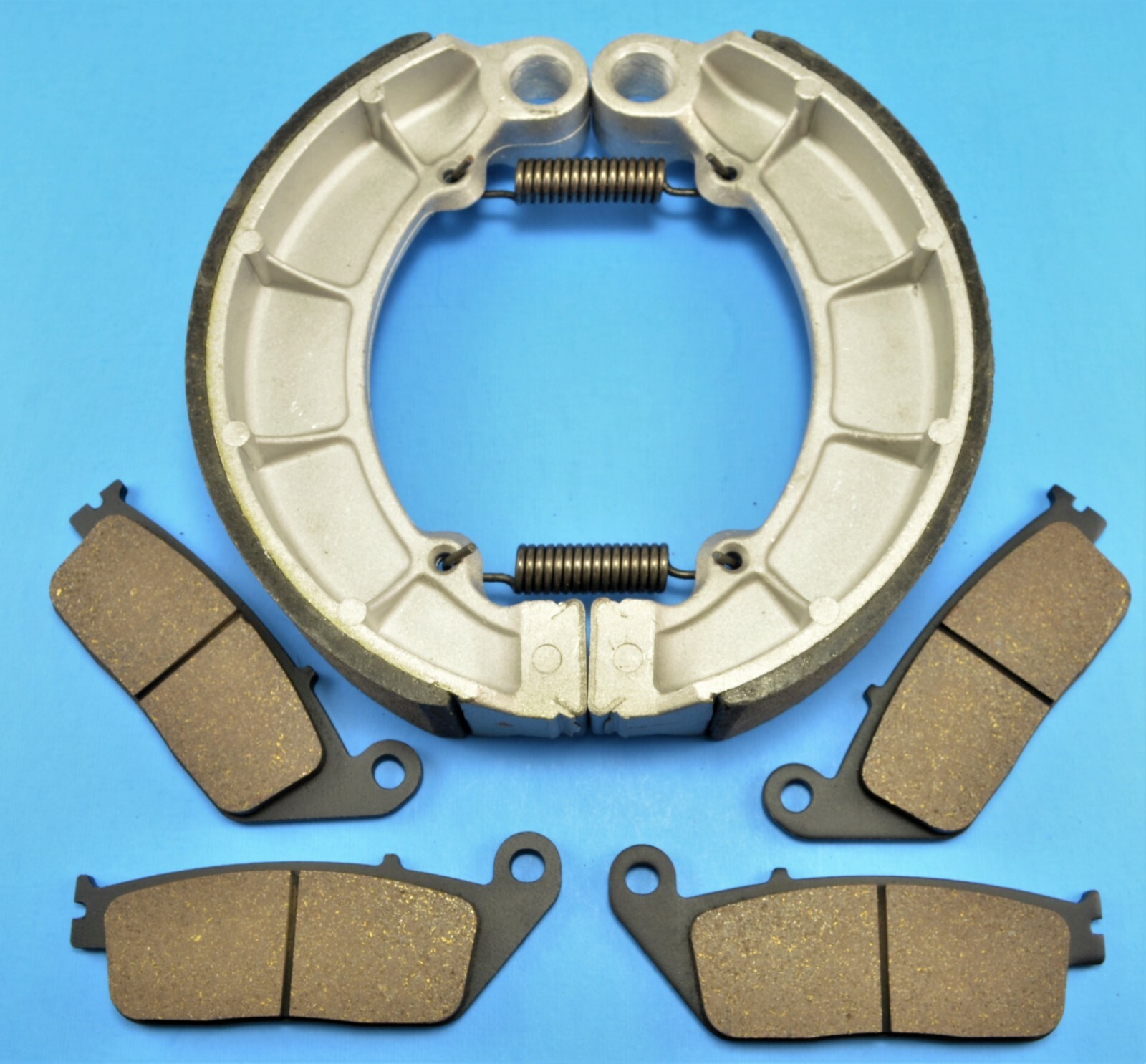 Front Pads & Rear Brake Shoes For HONDA PC800 Pacific Coast (1994-1998)