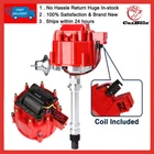 Fit SBC 283 305 307 327 350 HEI Distributor 9000 RPM for Chevy w/ 65K Coil New