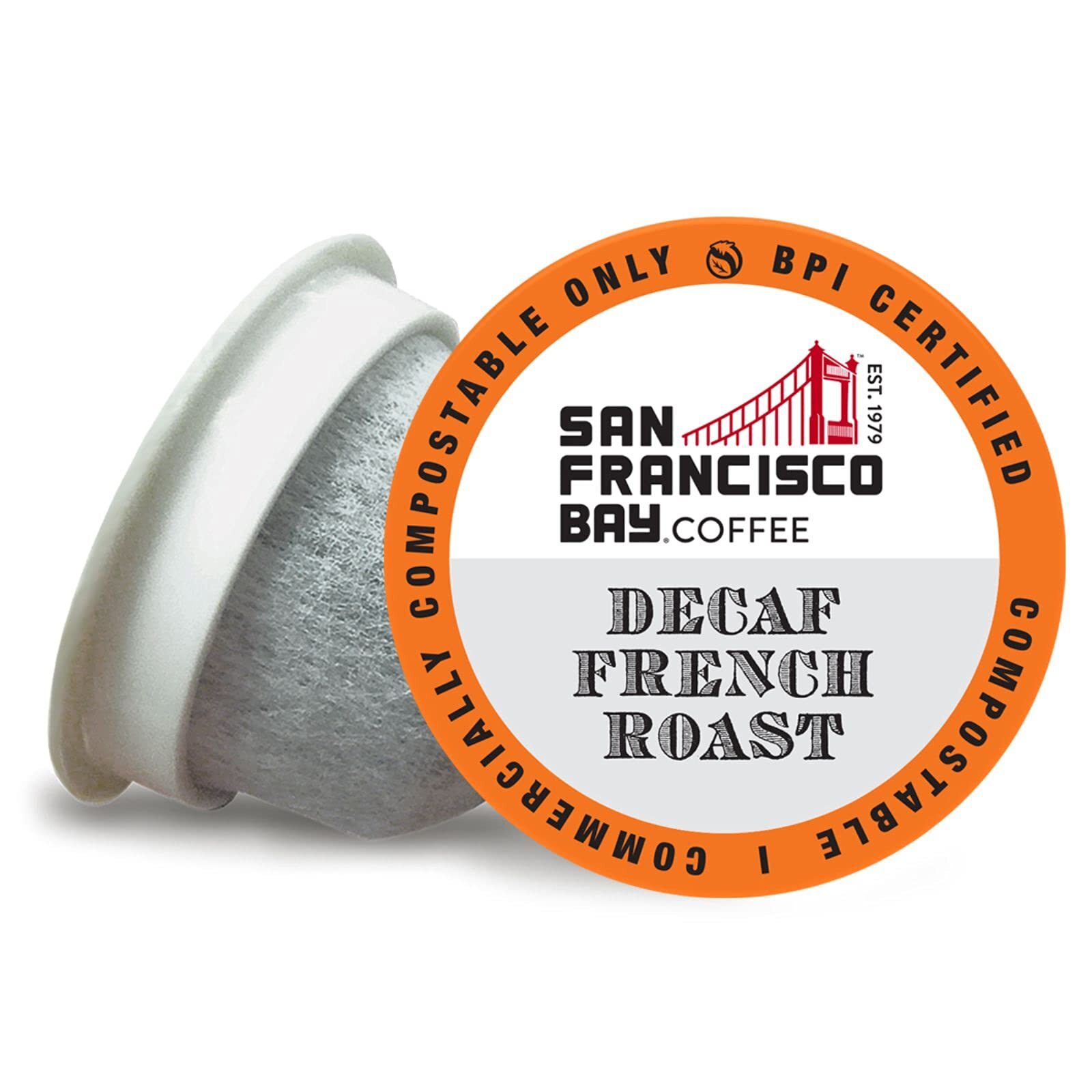 San Francisco Bay Decaf French Roast Coffee Pods 12 Ct K-Cup Compatible