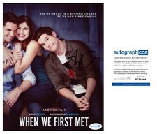 Adam Devine ‘When We First Met’ Signed Autograph 8x10 Photo ‘Noah’ ACOA Netflix
