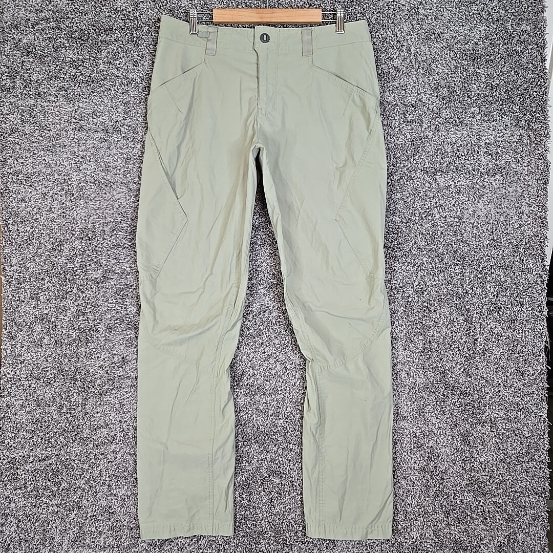Pantalones PATAGONIA M’s Venga Rock Hombres 34x34 Beige Senderismo Escalada Elastizados 83081