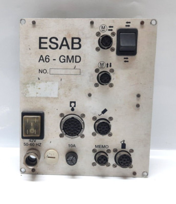 ESAB A6-GMD REAR PANEL COMPL. 481865-001CK BACK CONNECTOR PANEL 0417630-880 A6GM