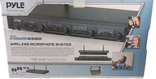 Pyle PDWM 4560 Wireless 3 Body-Pack Transmitters 4 Headset 4 Lavalier Mics